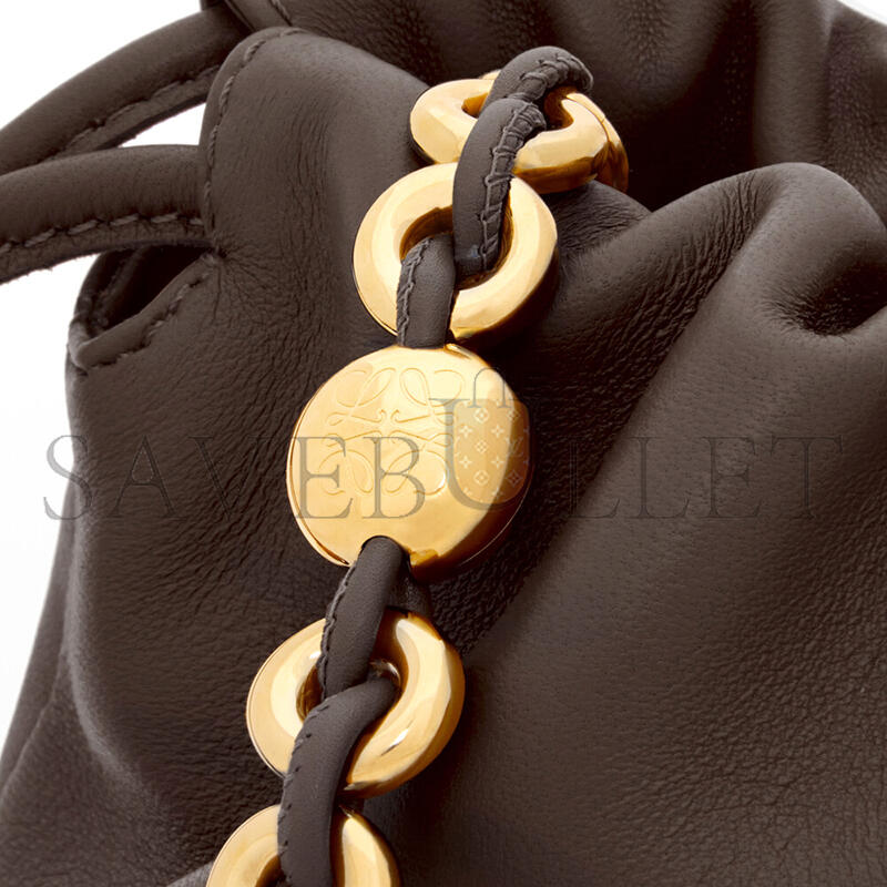 L0ew* medium flamenco purse in mellow nappa lambskin a411fcrx75 (30*20*10.5cm)